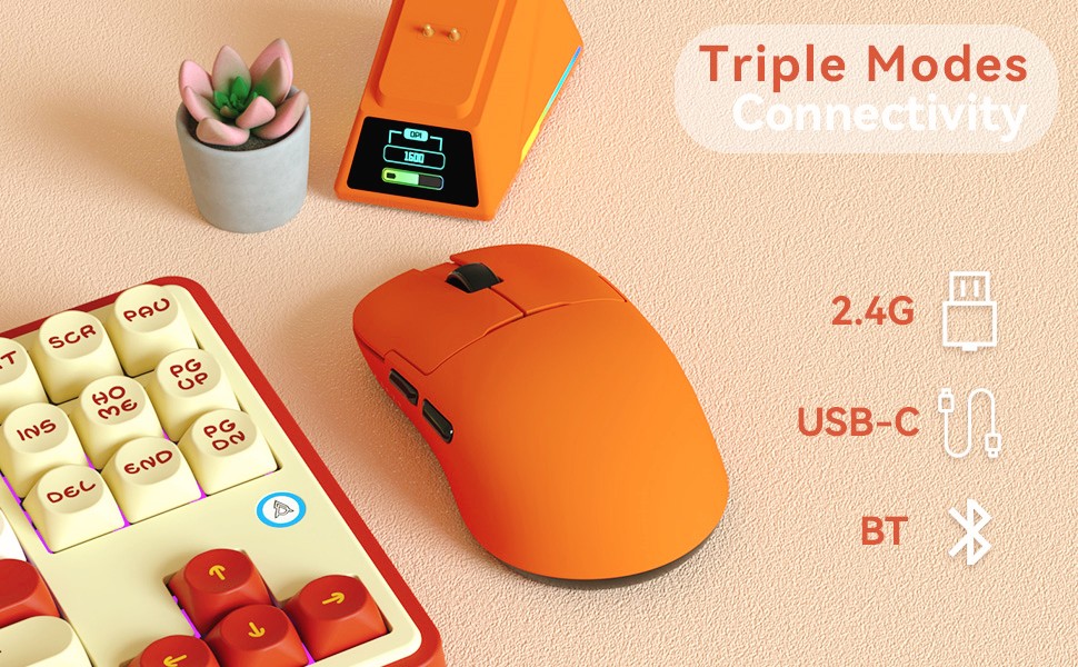 マウス・トラックボール #61 AJ159 APEX Orange AJAZZ AJ159 APEX Mouse - High-Precision Gaming Mouse with