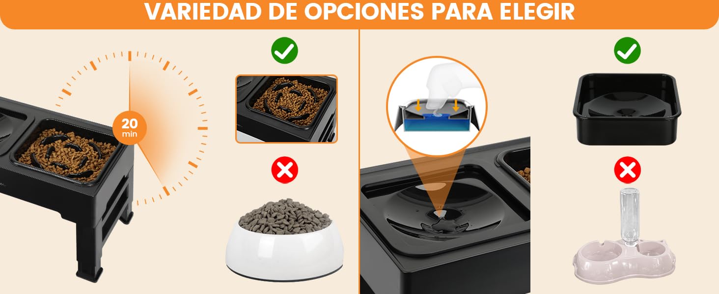 PETTOM Slow Feeder Dog Accessory, Anti-oracity Bowl Dog Accessories for Slow Eating Slow Food 26 9