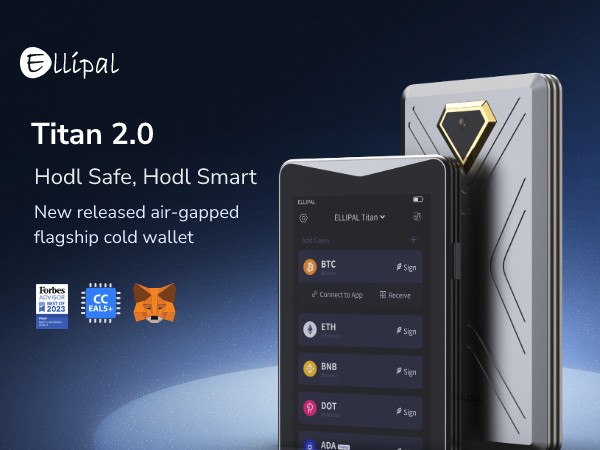 ELLIPAL Titan Cold Wallet ビットコインウォレット ELLIPAL Titan 2.0 Cold Wallet | Secure Your Crypto Storage