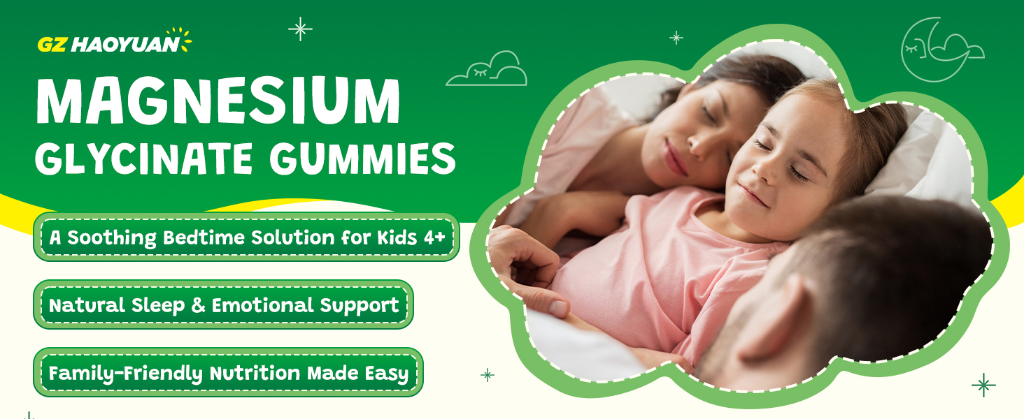 Magnesium Glycinate Gummies for Kids & Adults