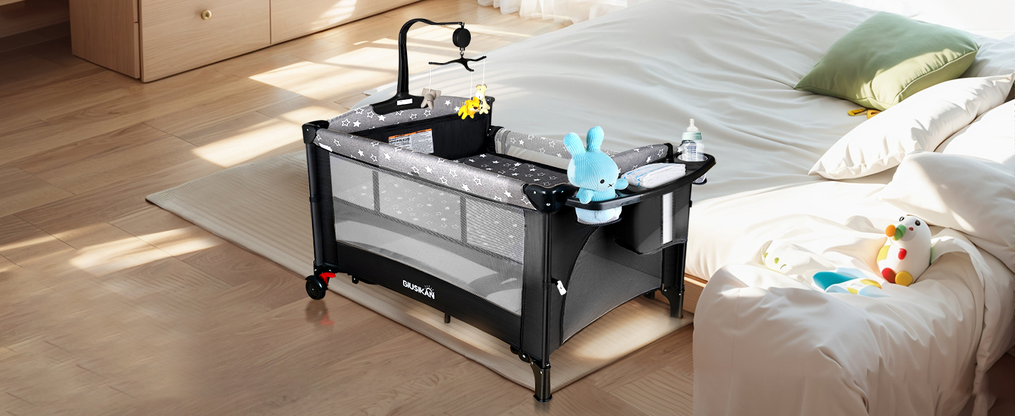 bedside crib