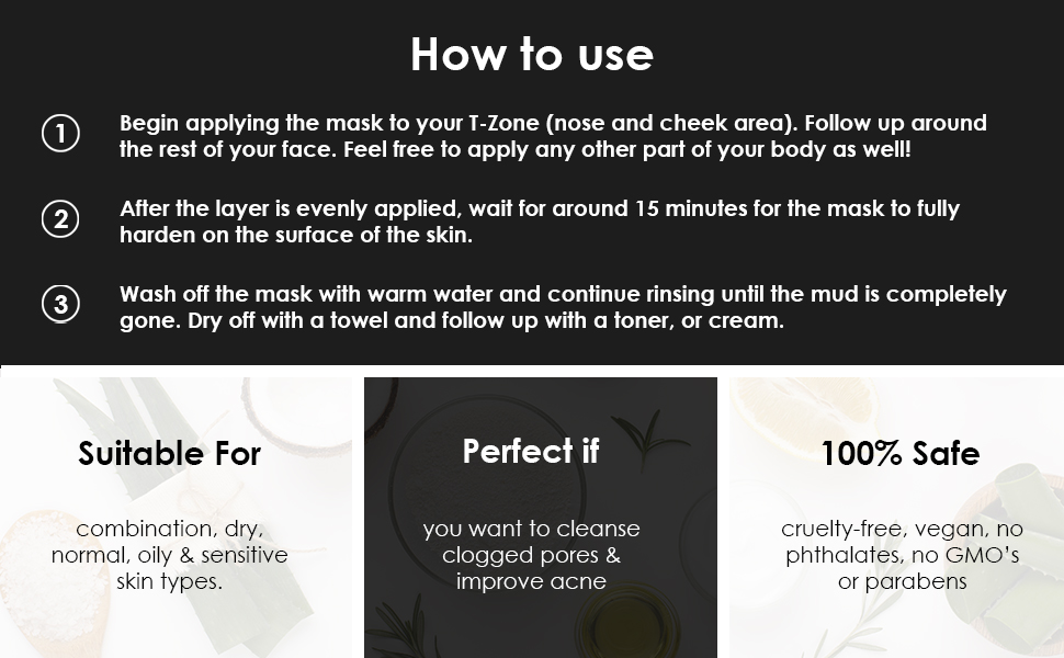 how to use dead sea mud mask best face mask for breakouts clogged pores skin impurities