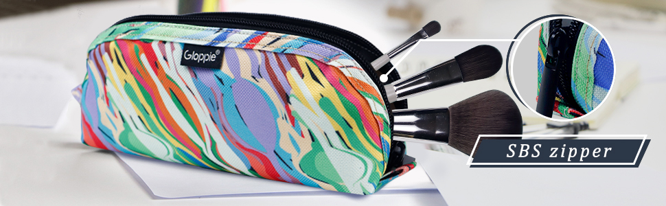 fabric cosmetic pouches with zipper