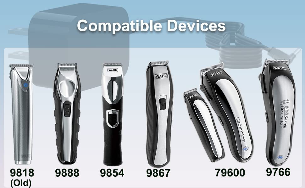 VHBW Replacement for Wahl 9888L 9818L 9854L 9918D WNT9 WNT8 9876 9766