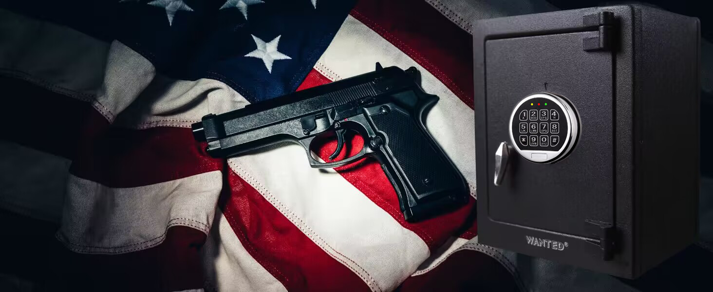 Gun Safe Lock Replacement Electronic Safe Lock with Solenoid Lock & 2