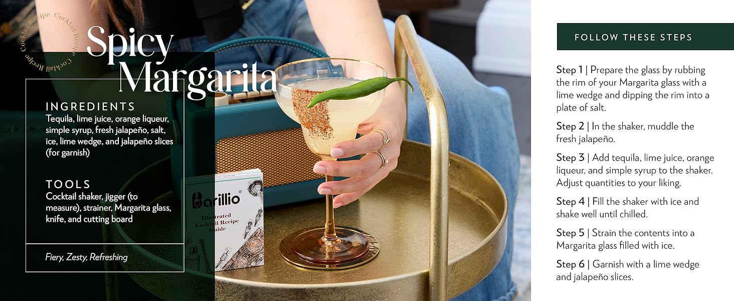 Barillio Spicy Margarita Cocktail Recipe