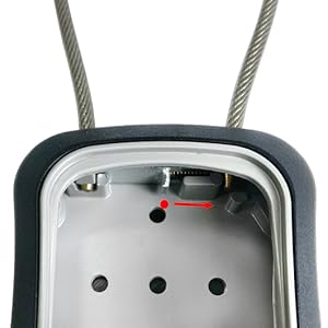 open lock box shackle