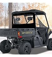 QYMOTO CFMOTO Uforce 600 Rear Windshield,Rear Window Compatible with CFMOTO Uforce 600 Accessorie...