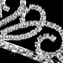 RHINESTONE BRIDAL TIARA 