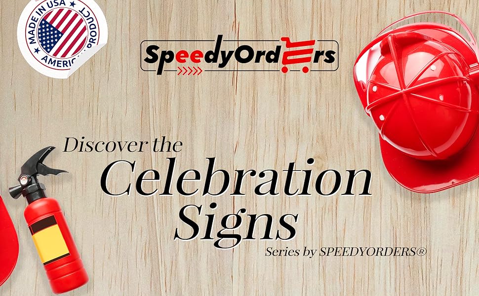 Amazon.com: Fire Department Retirement Banner, Retirement Party ...