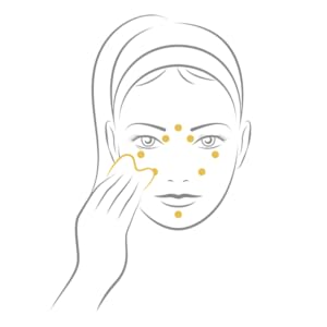 Hayo'u Method Beauty Restorer One Minute Ritual step two: press and turn.