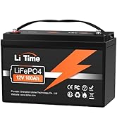 【LiTime】12V100Ah Amazon.com: Litime 12V 100Ah Trolling Motor LiFePO4 Battery
