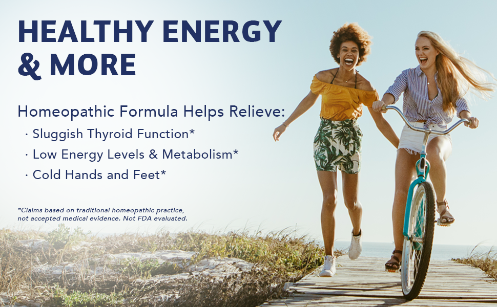 NatraBio Thyroid Support Homeopathic Tablets Low Energy Metabolism Melancholy Restlessness 60ct