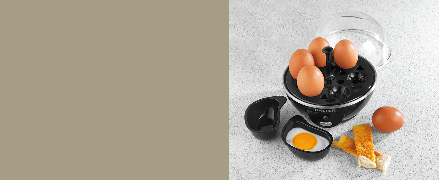 Salter Electric Multi Egg Cooker 6 Egg Capacity Boiler, Great For