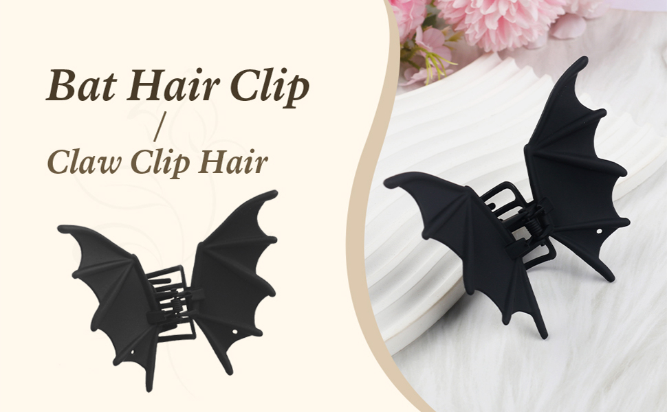 bat hair clip