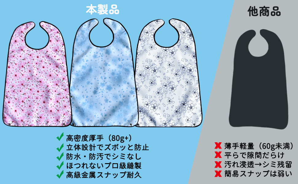 食事用エプロン