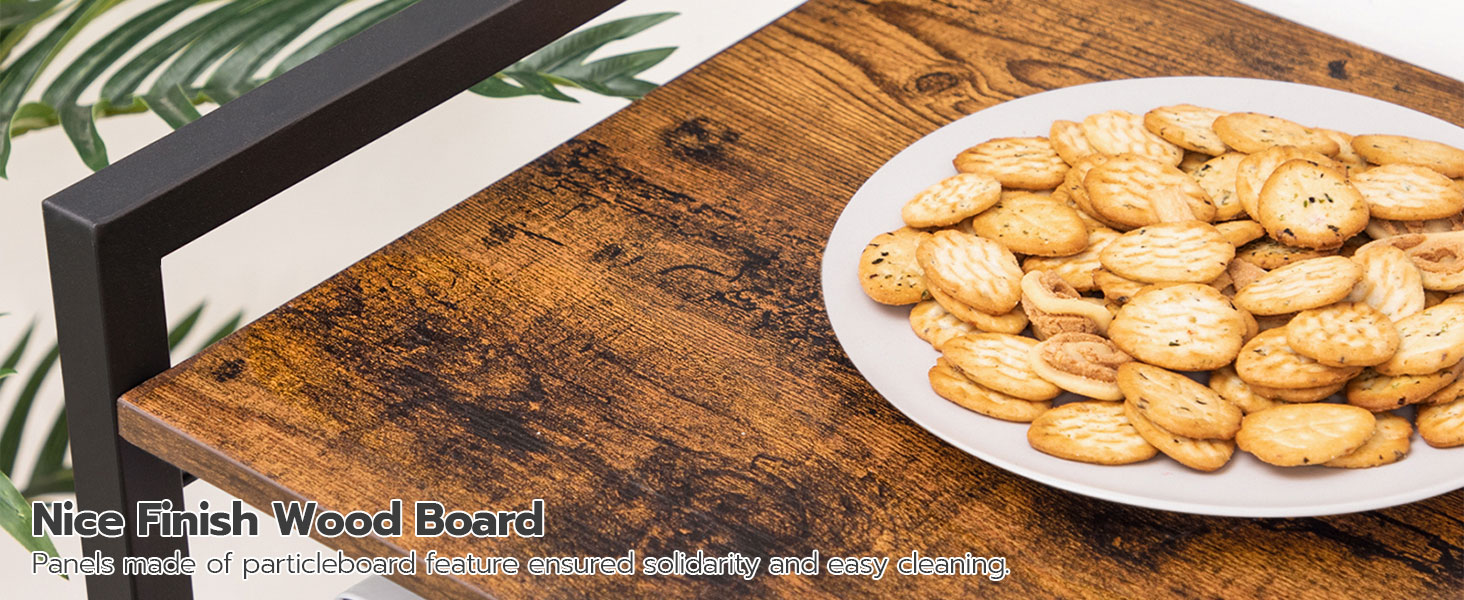 HOOBRO Bakers Rack for Kitchen with Storage, 4 Tier