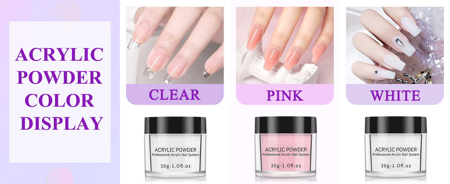 Acrylic Nail Kit,Acrylic Powder Set,Professional Acrylic Nail Kits Set