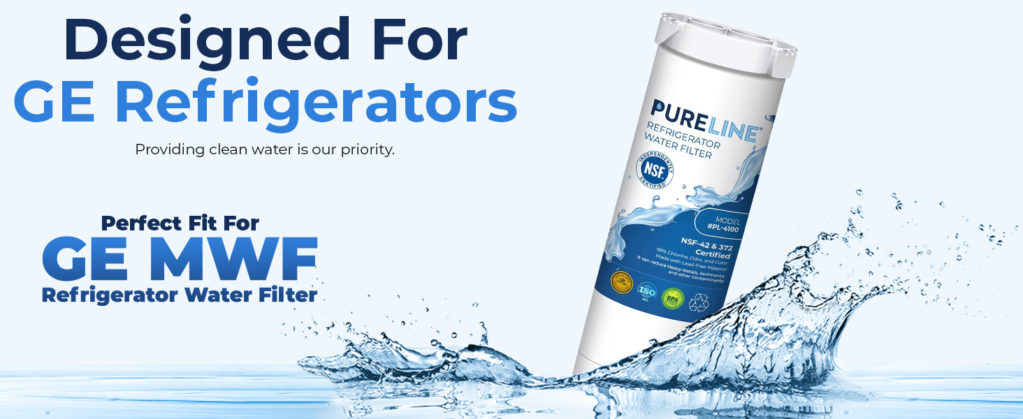 Pureline XWF Replacement for GE XWF, Refrigerator Water