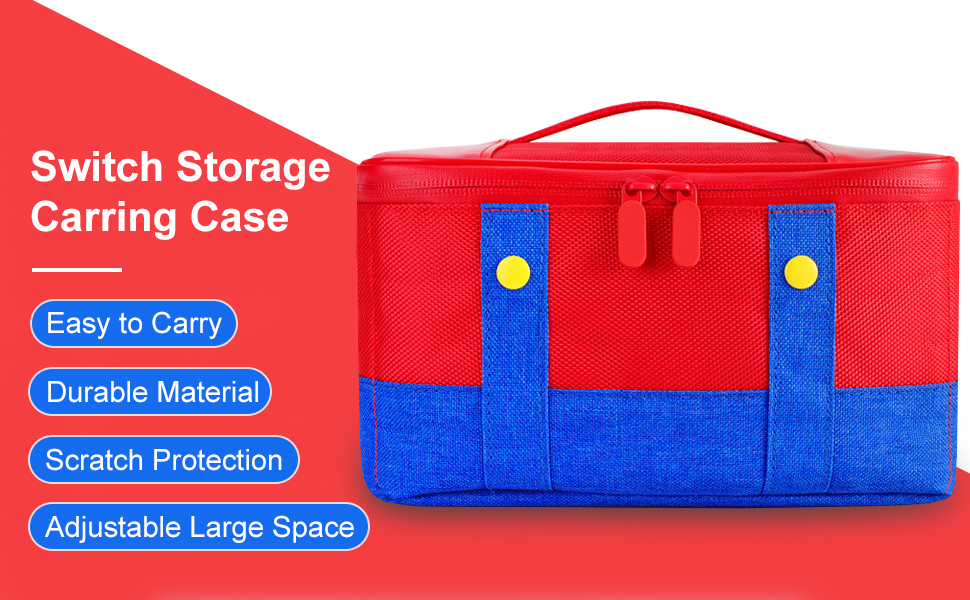 switch storage carrying case for nintendo