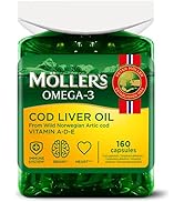 Moller’s  | Lebertran Kapseln | Omega-3-Fettsäuren DHA & EPA, Enthält Vitamin A, D & E, Unterstü...