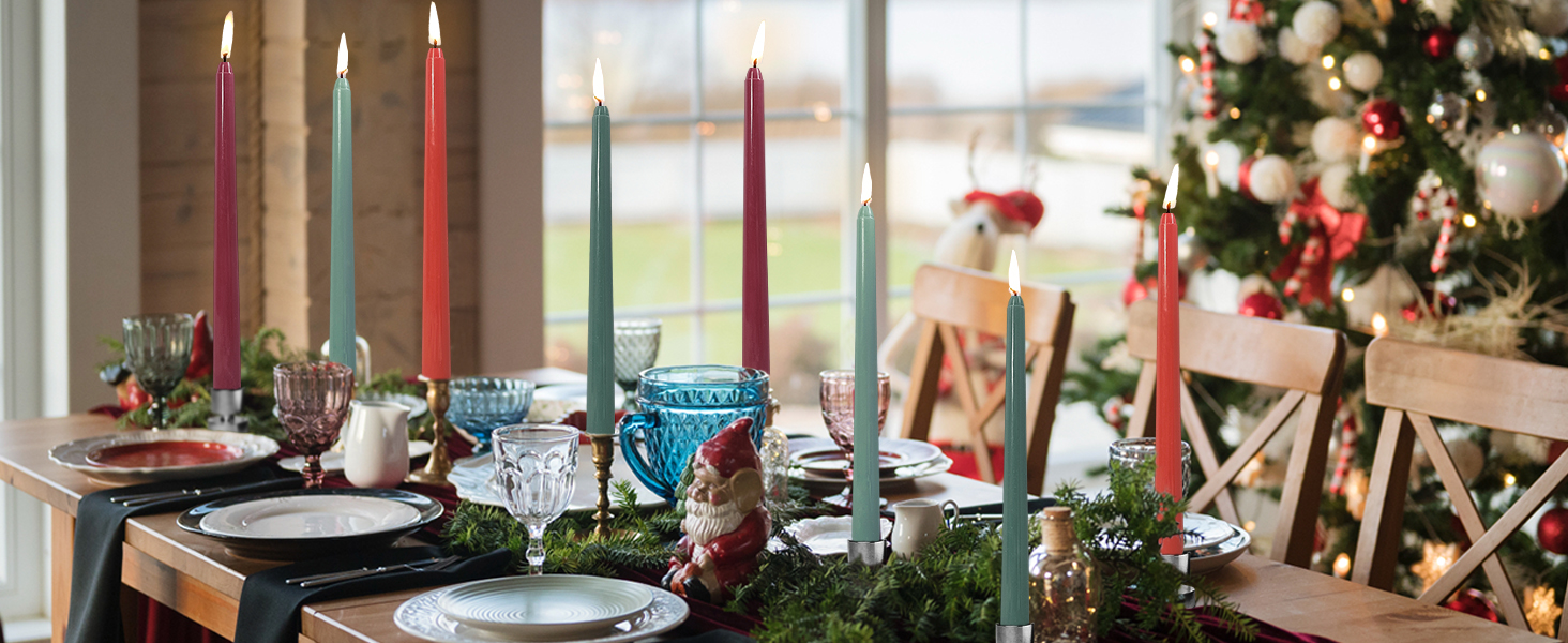 Colored Taper Candles