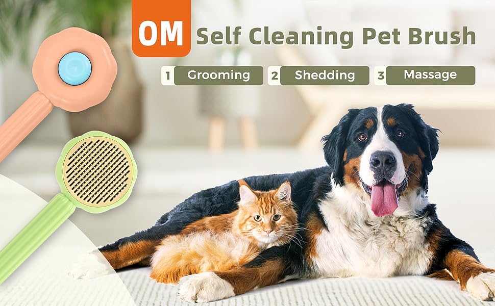 OurMiao Sunflower pet brush