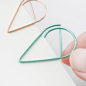 7 color 3 sizes cute paper clips