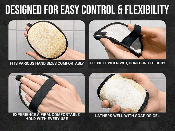 handled tooletries clothes holds leg cleaning abrasive toe manual soaks exfoliater radiant