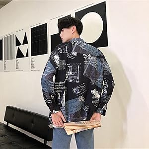 Amazon.co.jp: [DMbinshun] シャツ メンズ 長袖