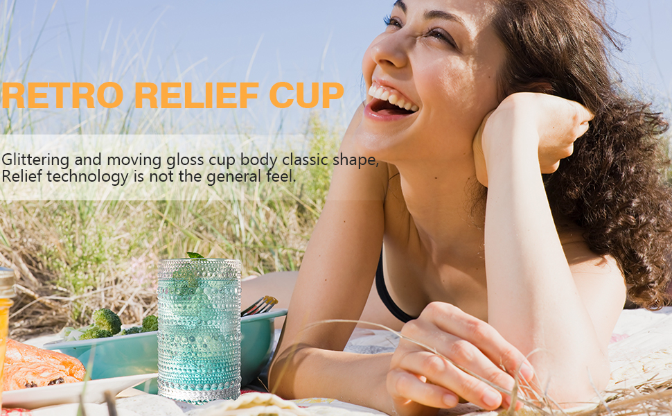 Glittering and moving gloss cup body classic shape