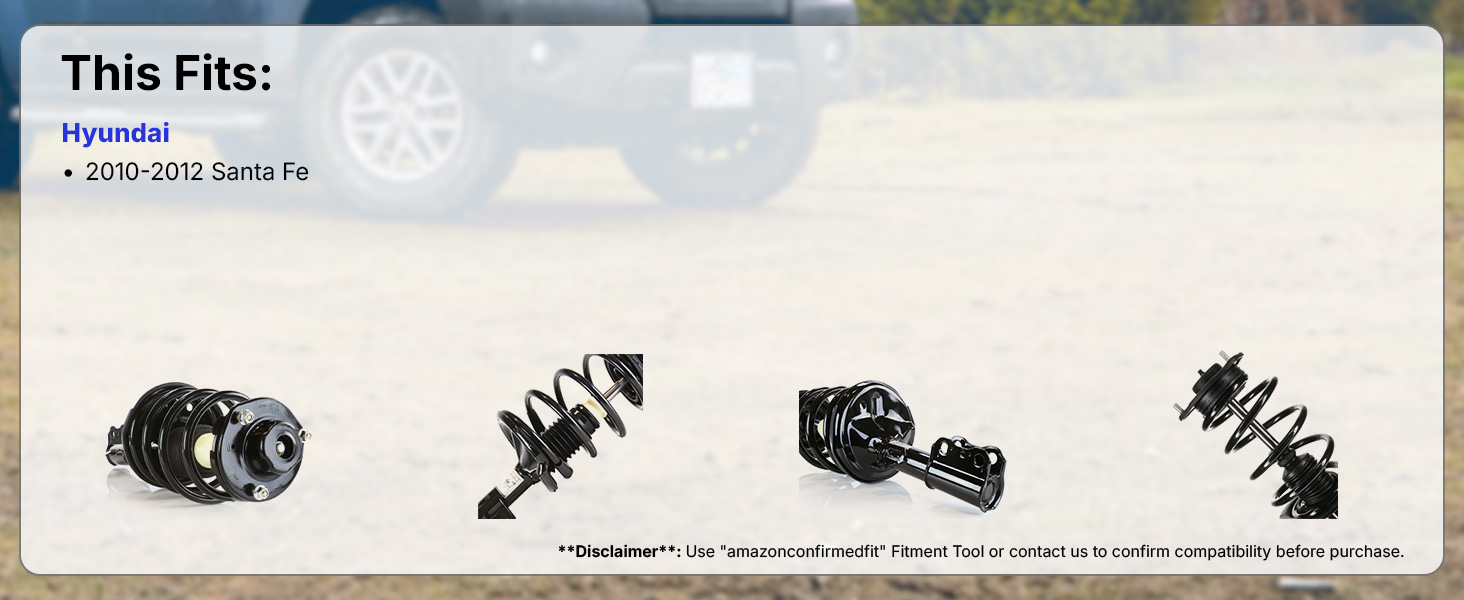  amortiguadores delanteros y traseros,  struts,  struts and shocks complete assembly
