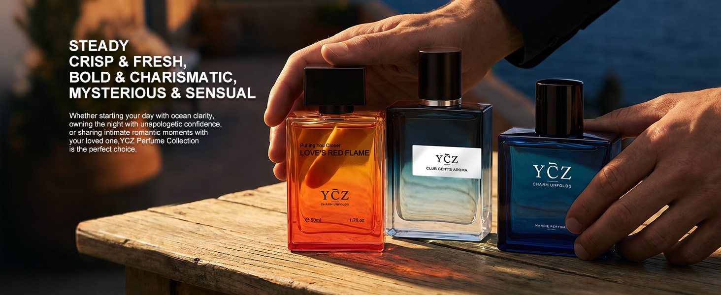 Ycz Men's Fragrance Gift Set - 3 Perfumes -27