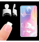 krofaue Short French Nail Tips - 120PCS Acrylic Short Nail Tips White French Fake Nail Tips Art T...