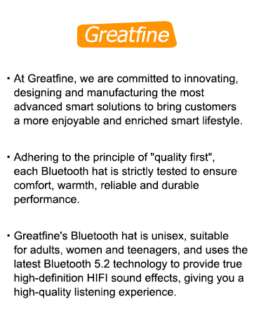  Greatfine Bluetooth Beanie