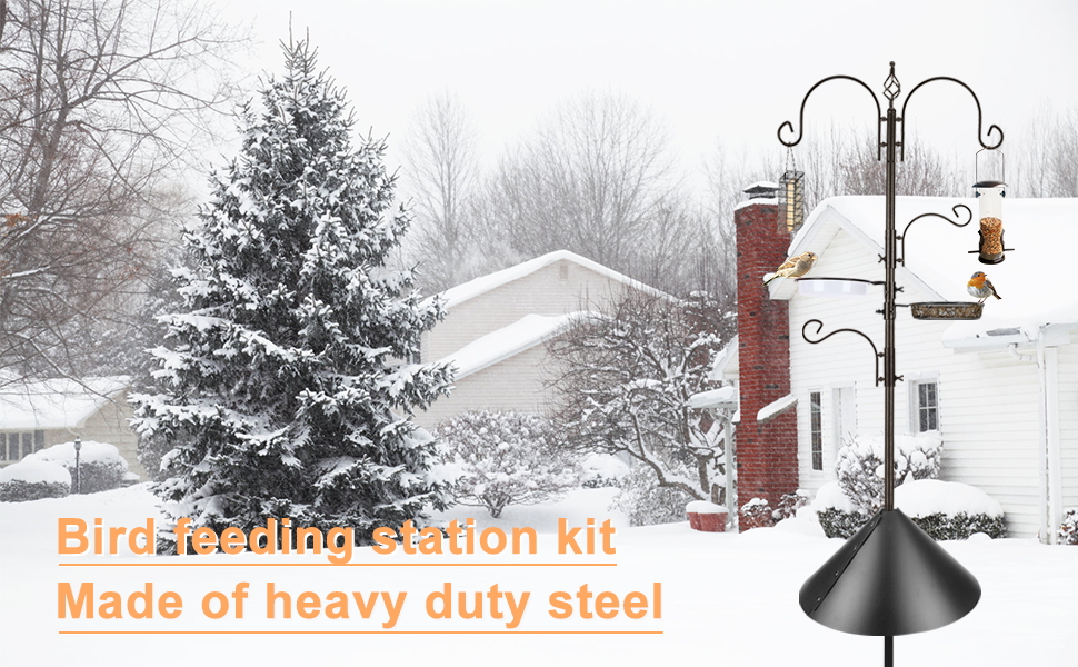 Bird Feeders Bird Feeding Station Kit Bird Feeding Pole