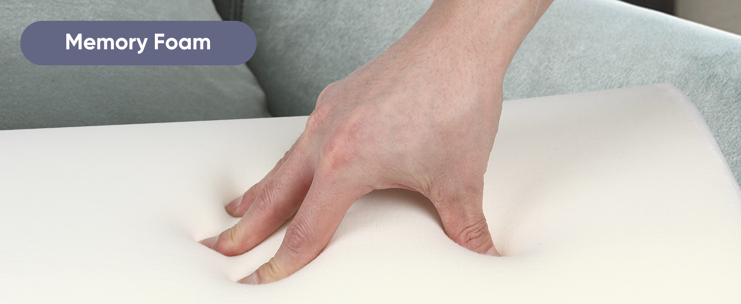 MINUPWELL 5.5" Thicker Extra Large Lumbar Support Pillow