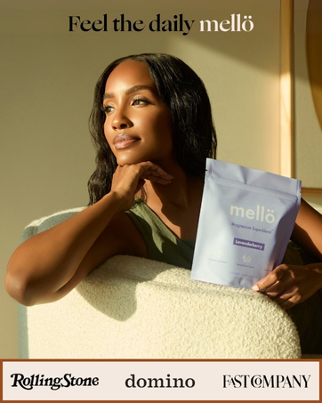 Featured mentions of mello magnesium supplement powder with GABA and L-theanine