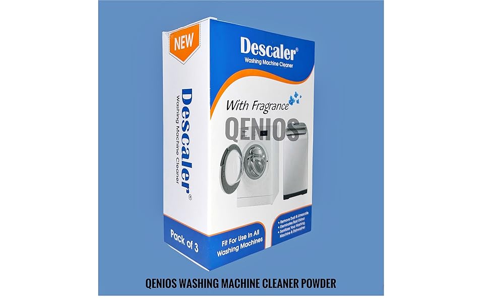 QENIOS Washing Machine descaling powder and Drum cleaner, Descaling