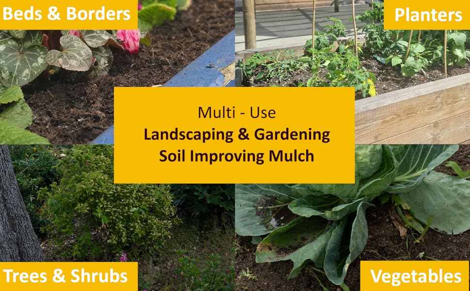 ECO Organic Soil Improver Mulch 750L/0.75m3 XL with Peat Free Compost