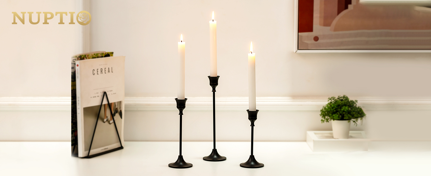 gold candlestick holder