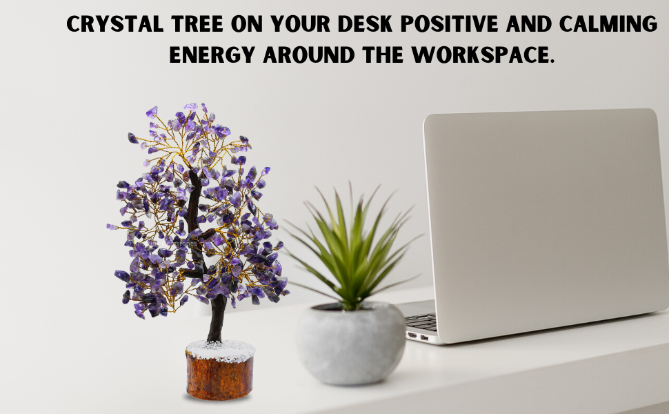 Healing Crystal Trees for Home and Office Desk Decoration