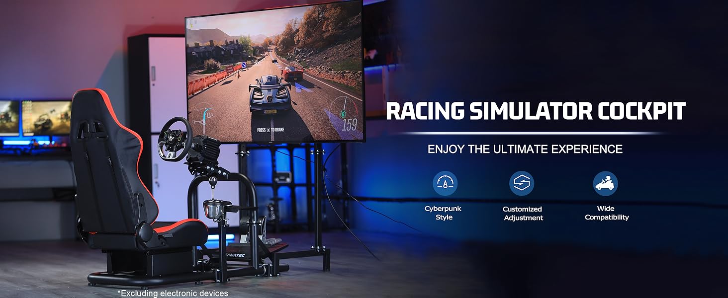 Racing simulator cockpit