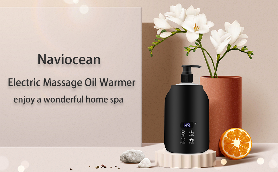 Naviocean Massage Oil Warmer Lotion Warmer Dispenser Heated