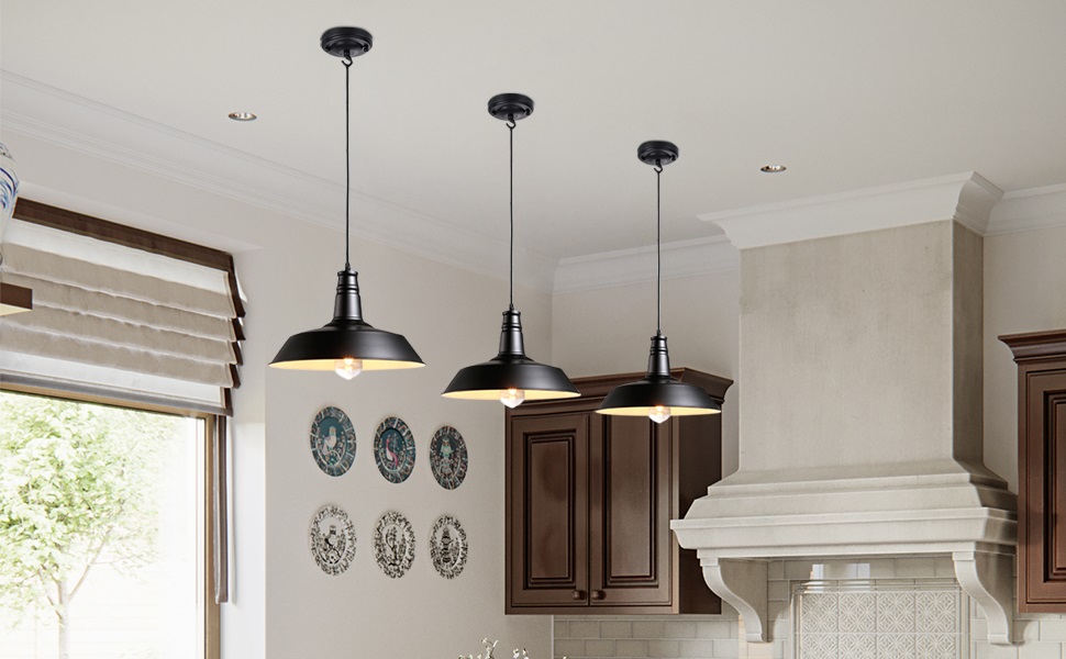 【Upgraded Version】 Light Canopy Kit Black, Vintage Chandelier Ceiling