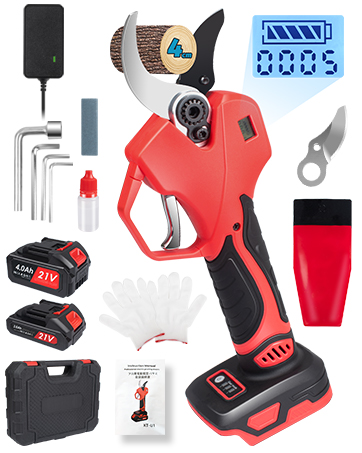 電動ハサミ 電動剪定バサミ【藤原園芸会社監修】業界新型・5cmの大切断径 業界新型・5cmの大切断径】電動ハサミ 電動剪定バサミ【藤原園芸