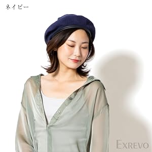 Amazon | [JOIN・K] ベレー帽 パイピングベレー メッシュ編み