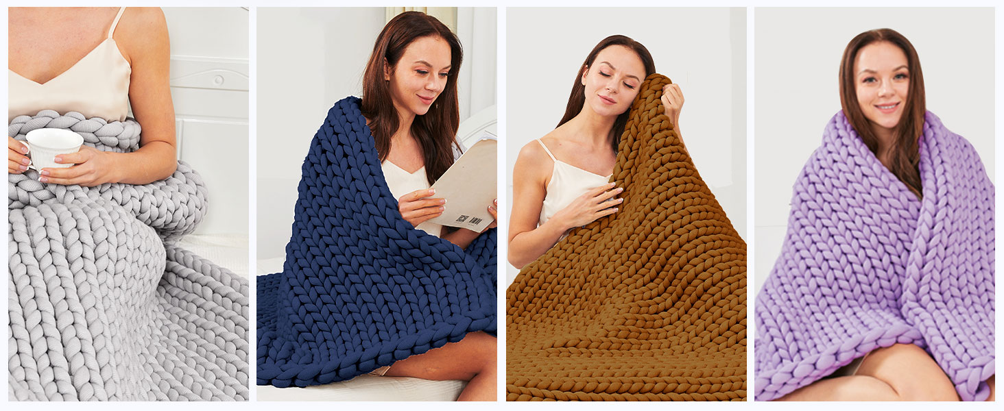 Weighted Idea Knitted Weighted Blanket (60" x 80", 15lbs