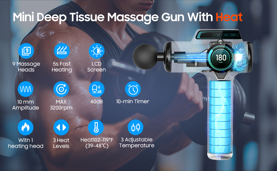 massage gun massage gun deep tissue messenger massage gun with heat