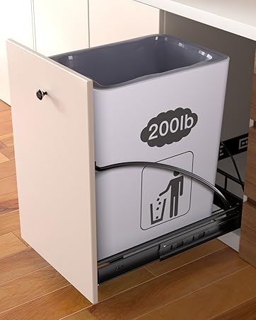black slider trash can